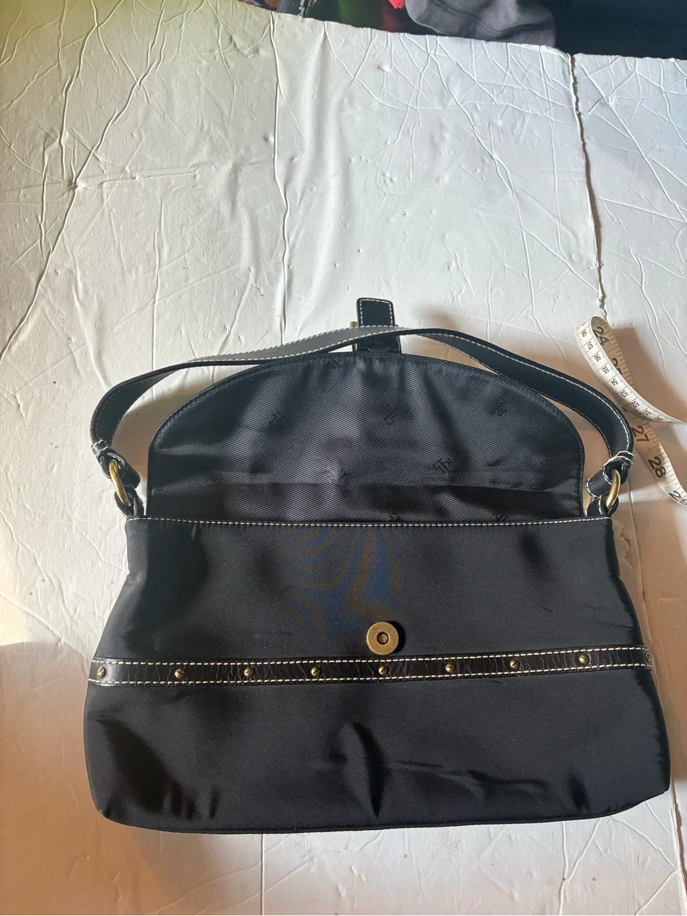 Ralph Lauren Black Hobo with Gold Hardware